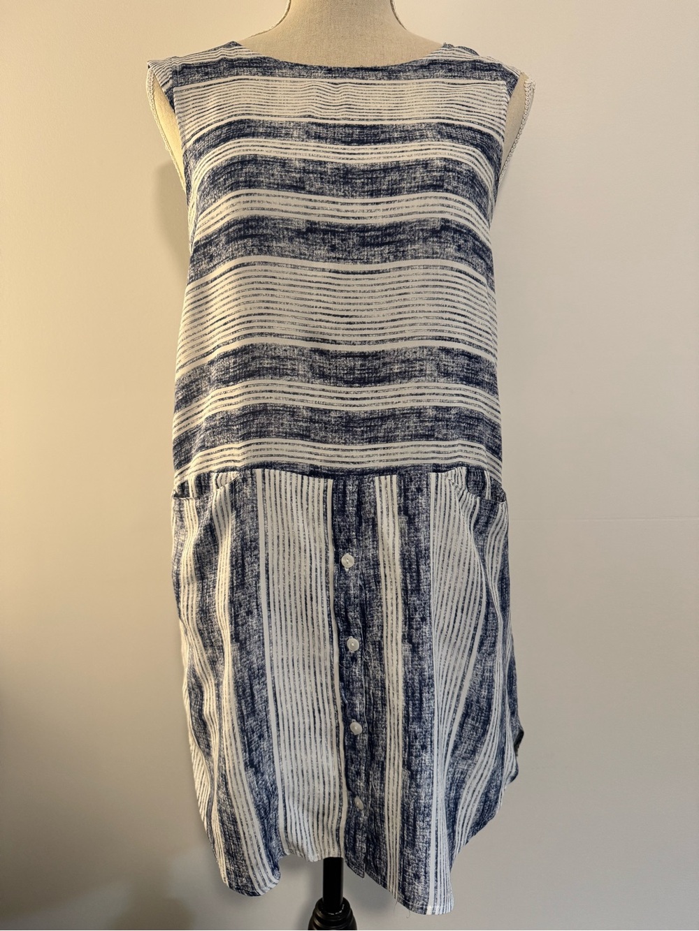 Urban Outfitters | Dresses | Urban Outfitters Ethereal Blue White Lightweight Dress Size Small